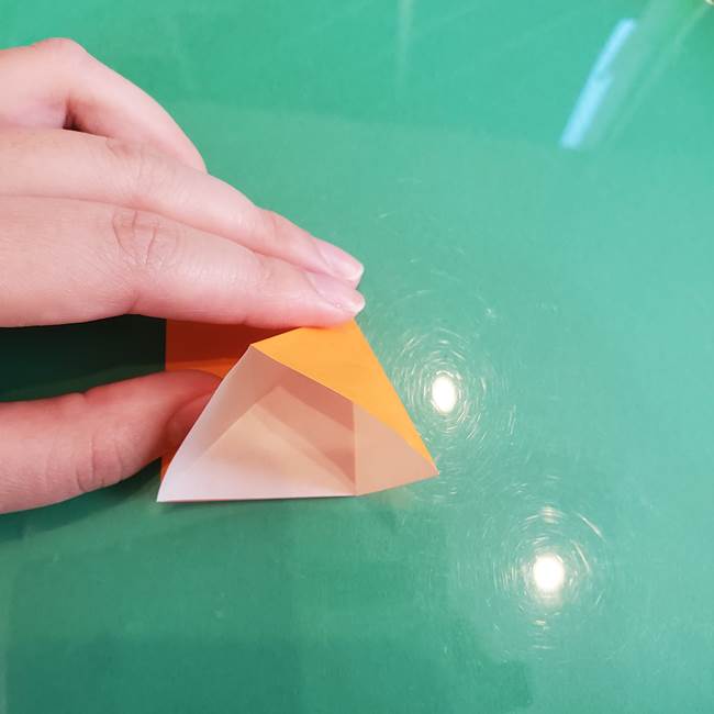 折り紙のろうそく 立体的な折り方作り方【画像】③炎(9)