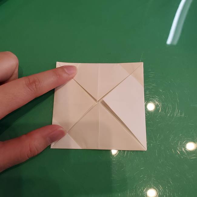 折り紙の雪だるまミッキーの折り方作り方②体(2)