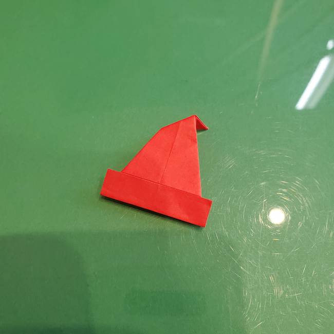 折り紙の雪だるまミッキーの折り方作り方③帽子(3)