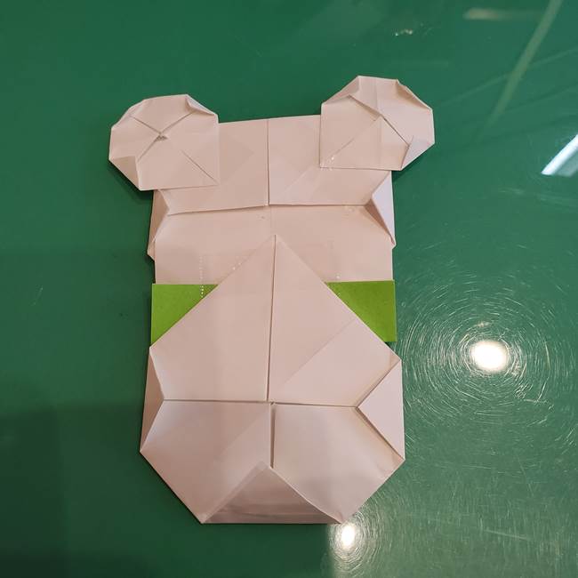折り紙の雪だるまミッキーの折り方作り方④完成(5)