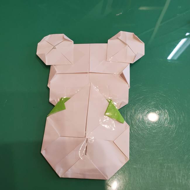 折り紙の雪だるまミッキーの折り方作り方④完成(7)