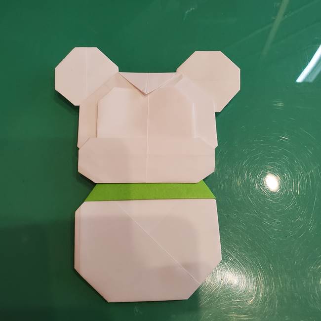 折り紙の雪だるまミッキーの折り方作り方④完成(8)