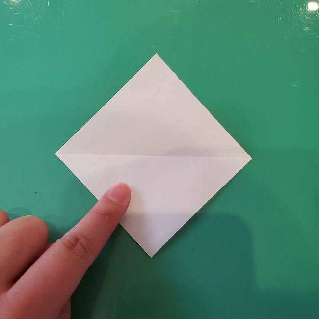 袋を持ったサンタの折り紙 折り方作り方【折り図】②袋(3)