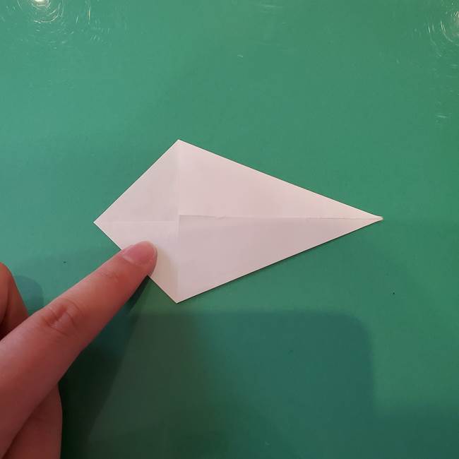 袋を持ったサンタの折り紙 折り方作り方【折り図】②袋(4)