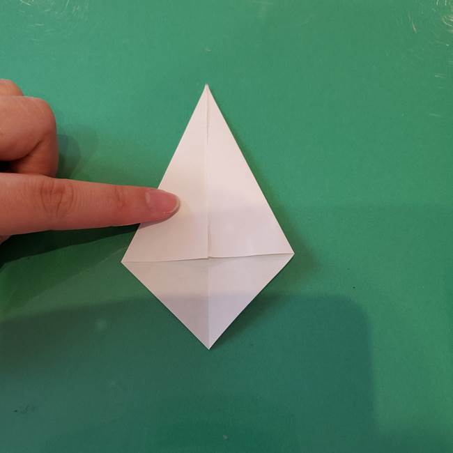 袋を持ったサンタの折り紙 折り方作り方【折り図】②袋(5)