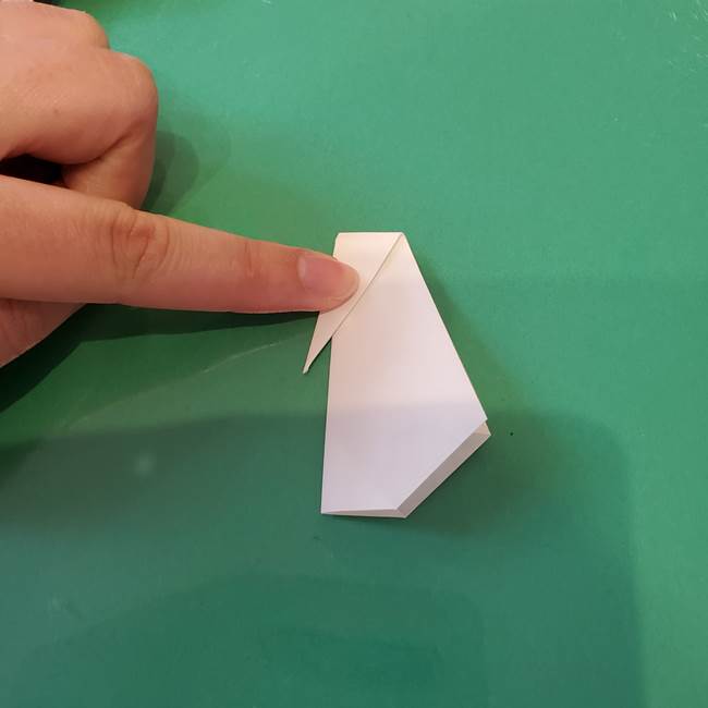 袋を持ったサンタの折り紙 折り方作り方【折り図】②袋(8)