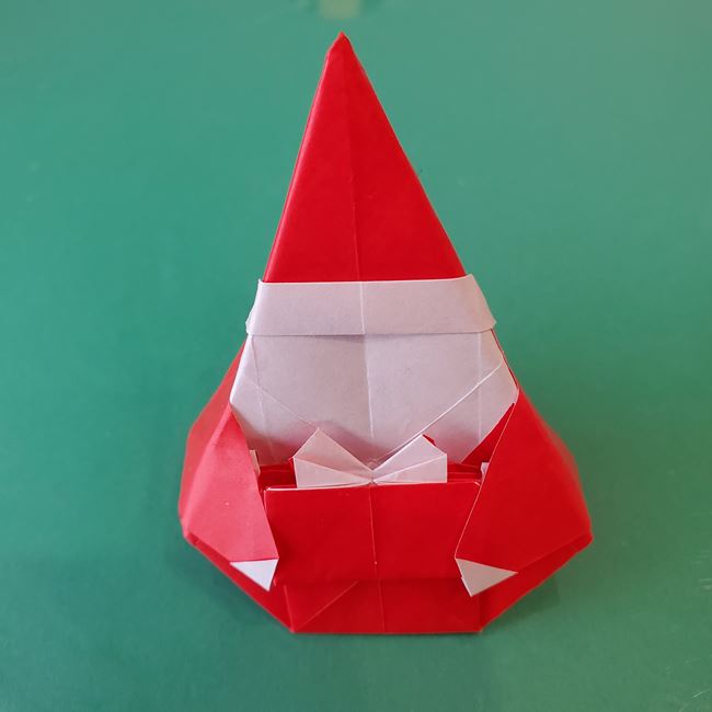 サンタの折り紙 難しい折り方☆全身でオーナメントにも使用できる作り方│子供と楽しむ折り紙・工作
