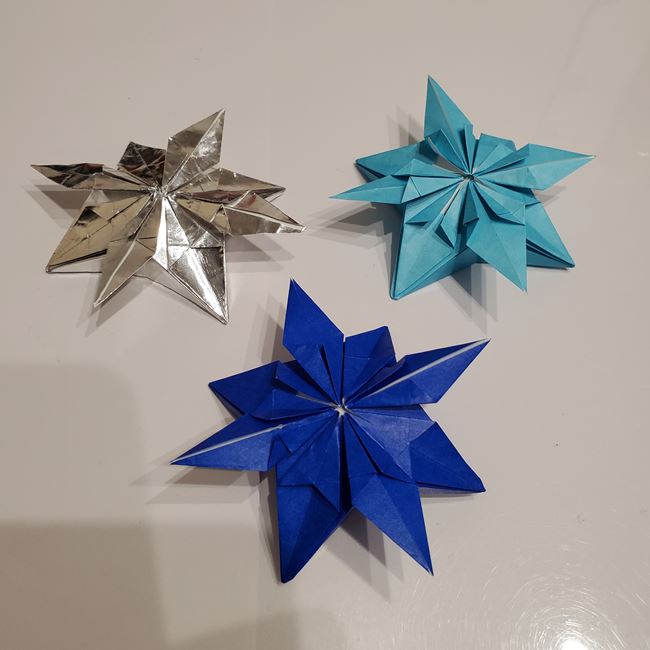 雪の結晶の折り紙 切らない作り方 簡単につくれるか動画を見て作ってみた 子供と楽しむ折り紙 工作