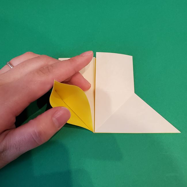 そりの折り紙 立体的で簡単な折り方作り方(10)