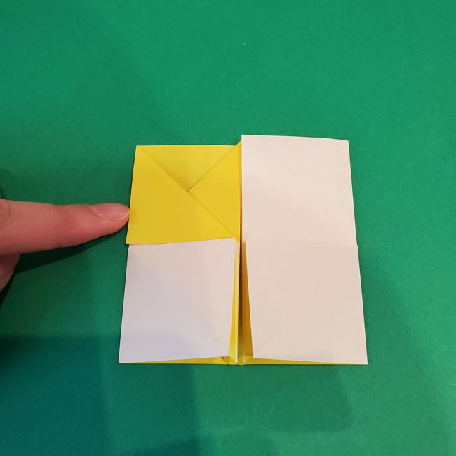 そりの折り紙 立体的で簡単な折り方作り方(13)