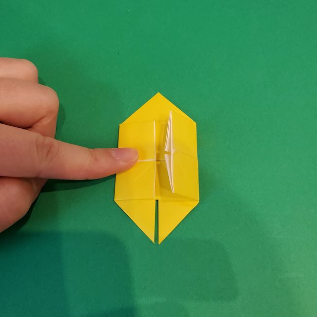 そりの折り紙 立体的で簡単な折り方作り方(17)