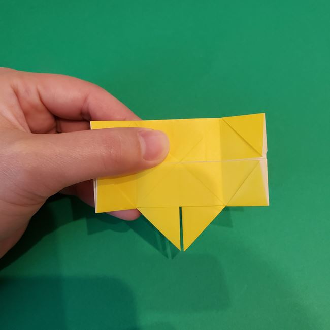 そりの折り紙 立体的で簡単な折り方作り方(20)