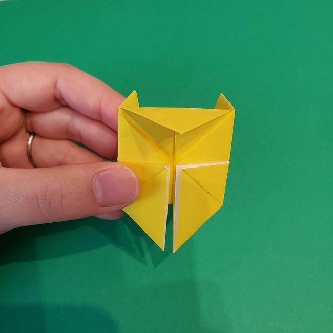 そりの折り紙 立体的で簡単な折り方作り方(21)