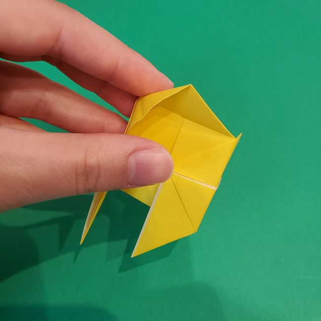 そりの折り紙 立体的で簡単な折り方作り方(22)