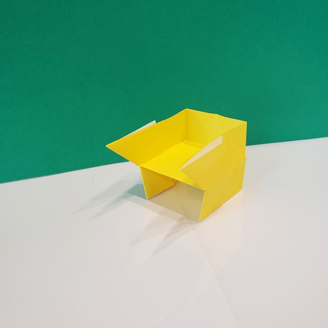 そりの折り紙 立体的で簡単な折り方作り方(25)