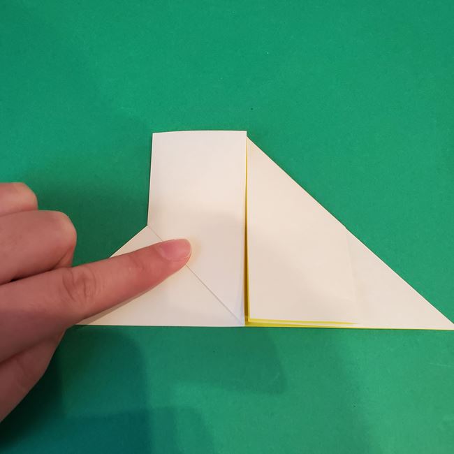 そりの折り紙 立体的で簡単な折り方作り方(7)