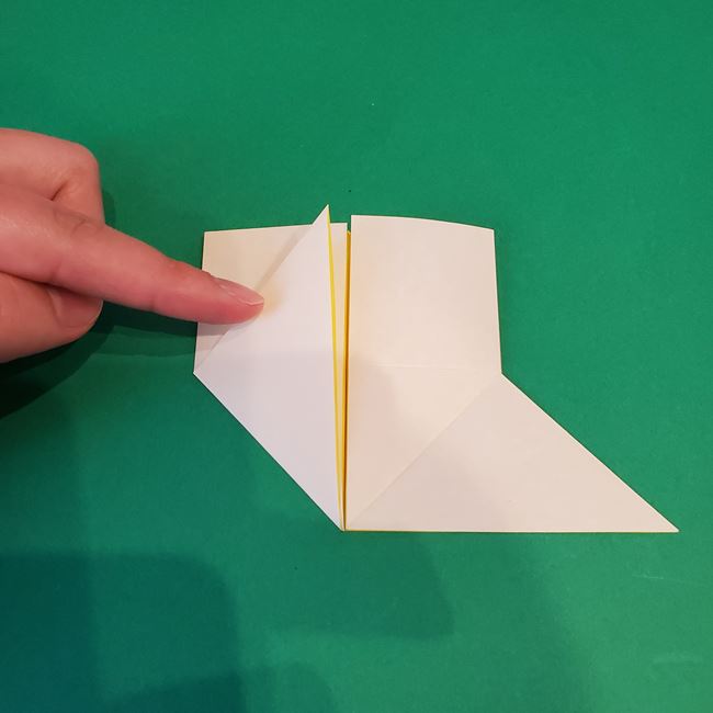そりの折り紙 立体的で簡単な折り方作り方(9)
