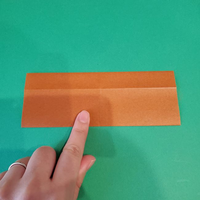 クリスマスのソリの折り紙の簡単な折り方作り方(平面)(11)