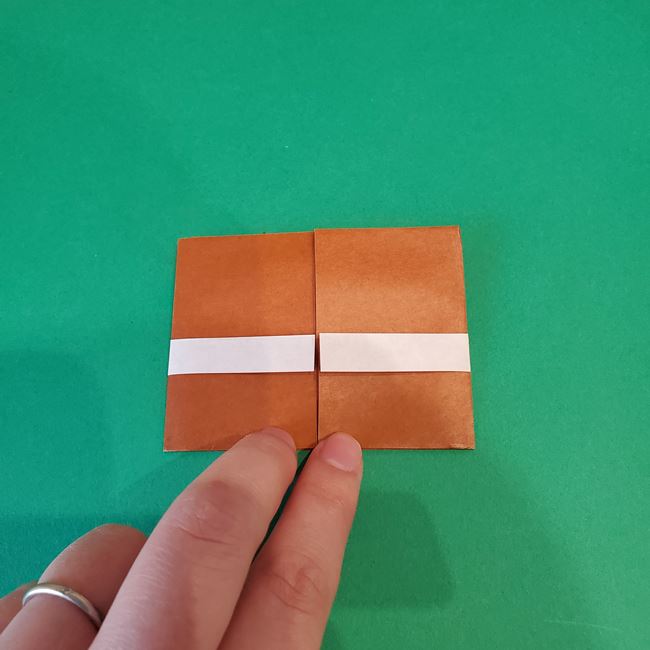 クリスマスのソリの折り紙の簡単な折り方作り方(平面)(12)