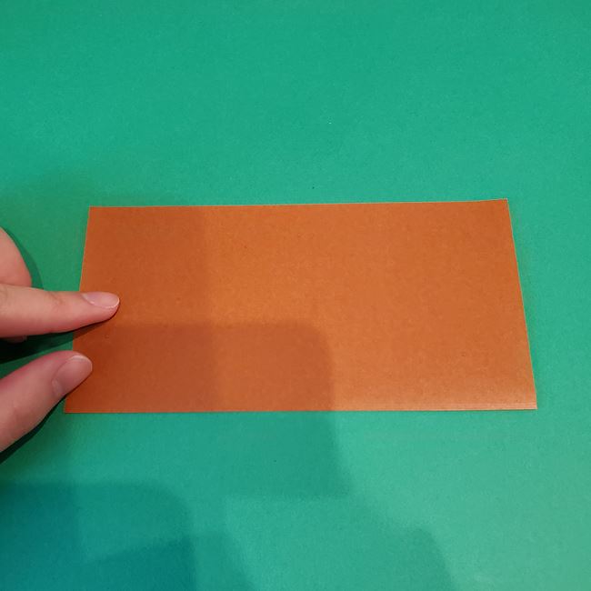 クリスマスのソリの折り紙の簡単な折り方作り方(平面)(2)