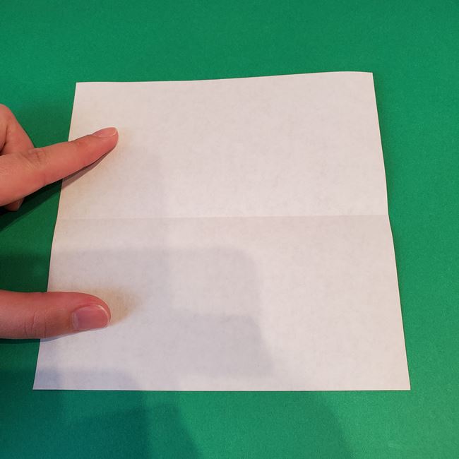 クリスマスのソリの折り紙の簡単な折り方作り方(平面)(3)