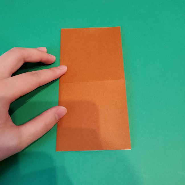 クリスマスのソリの折り紙の簡単な折り方作り方(平面)(4)