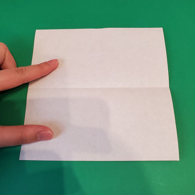 クリスマスのソリの折り紙の簡単な折り方作り方(平面)(5)