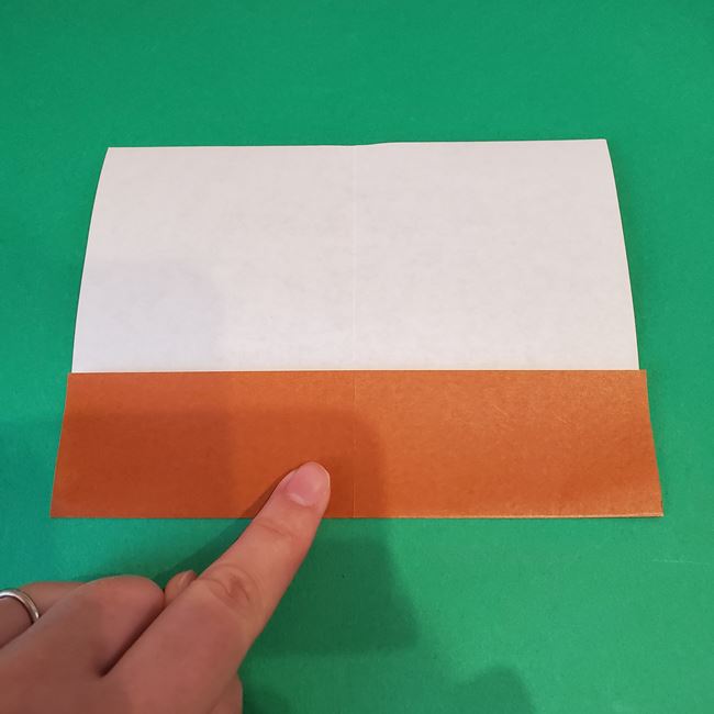 クリスマスのソリの折り紙の簡単な折り方作り方(平面)(6)