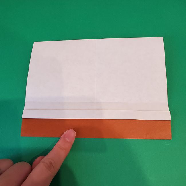 クリスマスのソリの折り紙の簡単な折り方作り方(平面)(7)
