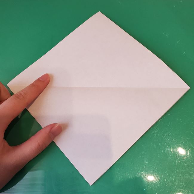 クリスマスリース 折り紙8枚でつくる折り方作り方①パーツ(3)