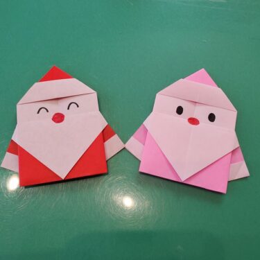 サンタクロースの折り紙 年長5歳児さんと♪折り方作り方を画像つきで紹介！