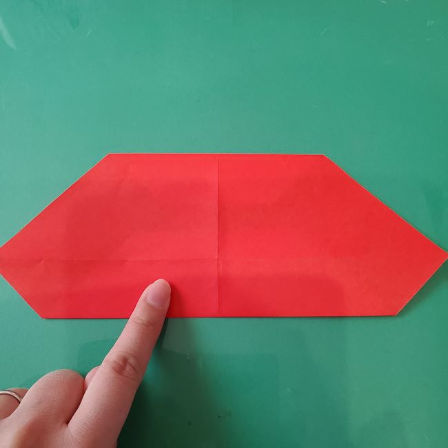 サンタクロースの折り紙 年長5歳児さんも作れる折り方作り方【画像】(13)