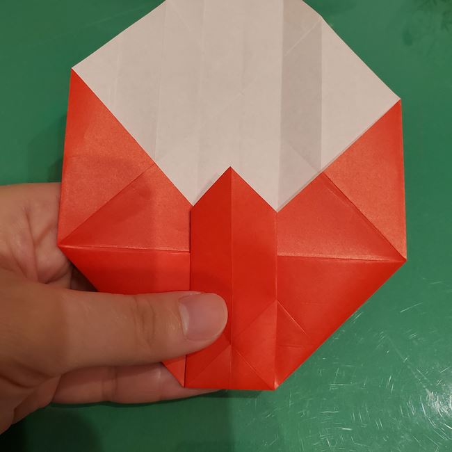 サンタクロースの折り紙 難しい折り方作り方②体(12)