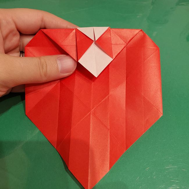 サンタクロースの折り紙 難しい折り方作り方②体(21)