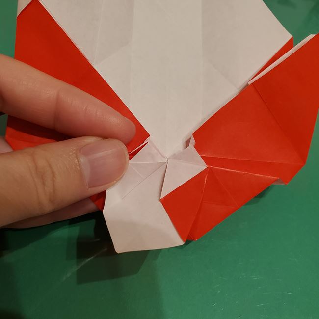 サンタクロースの折り紙 難しい折り方作り方③プレゼント(10)