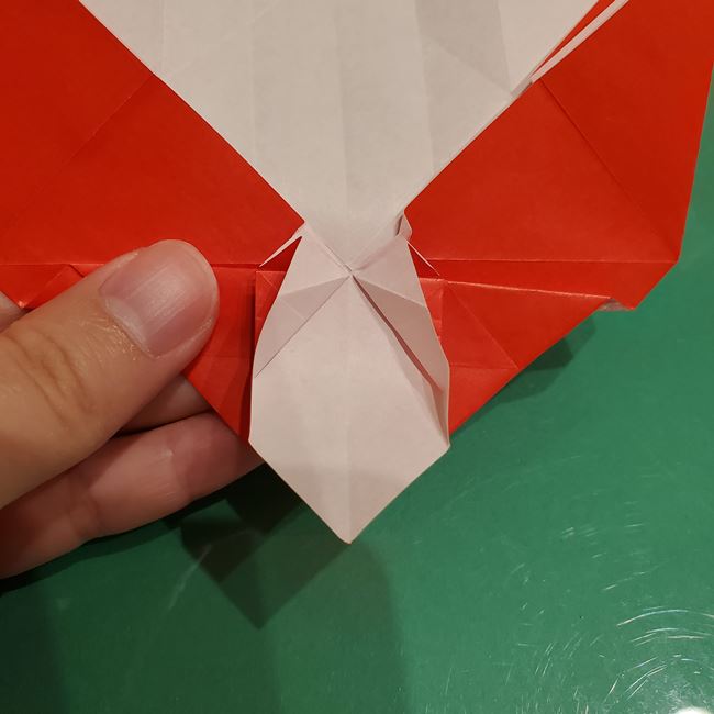 サンタクロースの折り紙 難しい折り方作り方③プレゼント(11)
