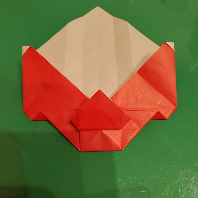 サンタクロースの折り紙 難しい折り方作り方③プレゼント(12)