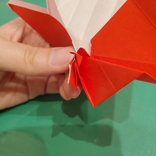 サンタクロースの折り紙 難しい折り方作り方③プレゼント(19)