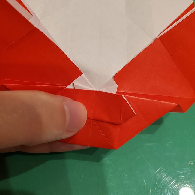 サンタクロースの折り紙 難しい折り方作り方③プレゼント(22)