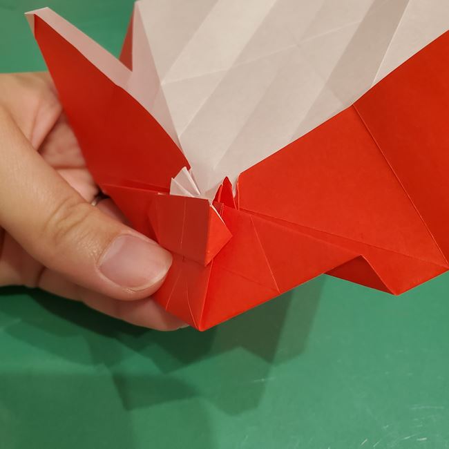サンタクロースの折り紙 難しい折り方作り方③プレゼント(24)