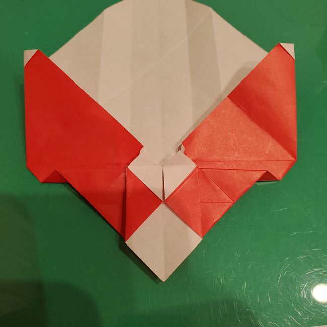 サンタクロースの折り紙 難しい折り方作り方③プレゼント(8)