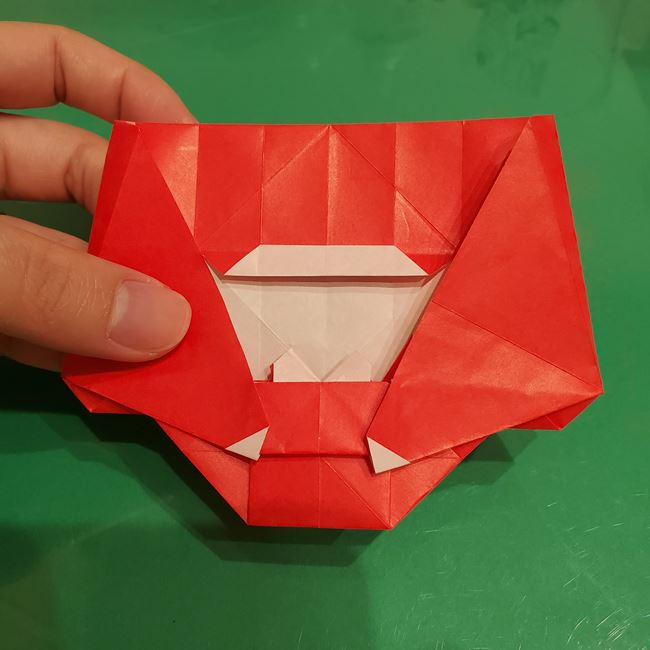 サンタクロースの折り紙 難しい折り方作り方④完成(14)