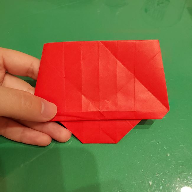 サンタクロースの折り紙 難しい折り方作り方④完成(15)