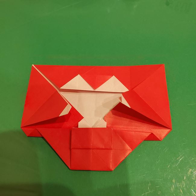 サンタクロースの折り紙 難しい折り方作り方④完成(4)