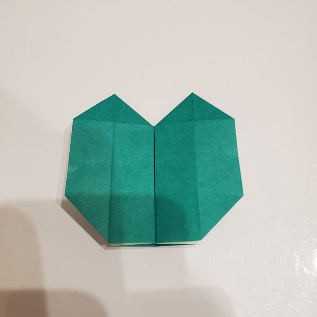 折り紙 柊のリースの折り方作り方①パーツ(21)
