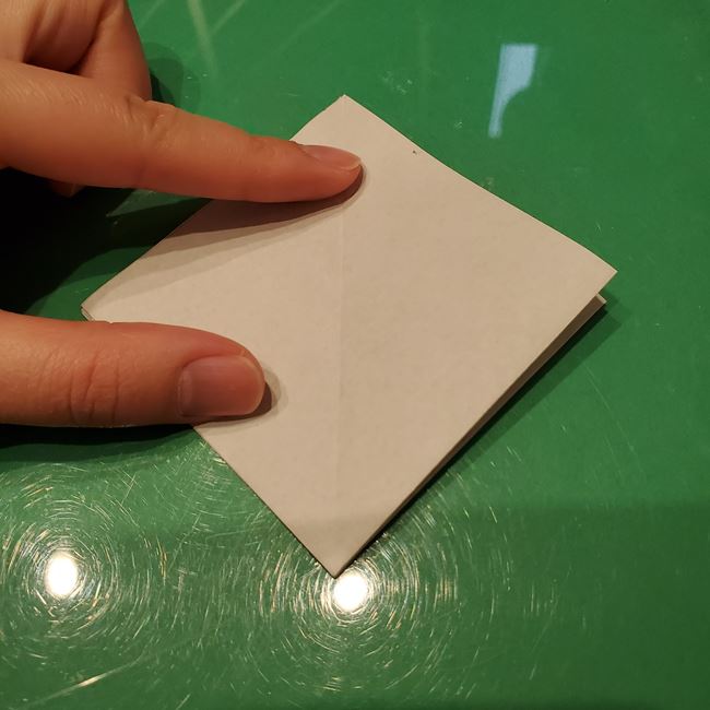 クリスマスのテーブル飾りの折り紙＊折り方作り方①箱(13)