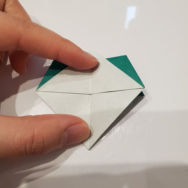 クリスマスのテーブル飾りの折り紙＊折り方作り方①箱(30)