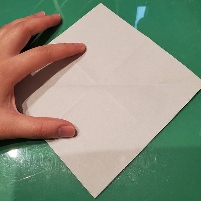 クリスマスのテーブル飾りの折り紙＊折り方作り方①箱(7)