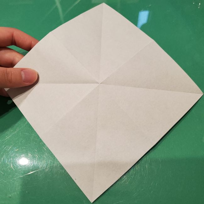 クリスマスのテーブル飾りの折り紙＊折り方作り方①箱(9)