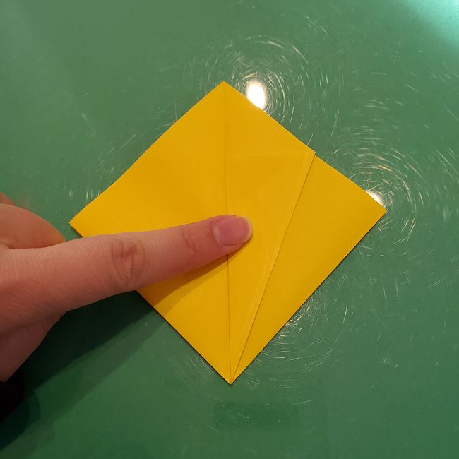 クリスマスオーナメントの折り紙 おしゃれで簡単な作り方・折り方①折り方(12)